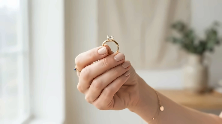 Choosing between classic gold wedding bands vs platinum wedding bands for sensitive skin and hypoallergenic ring metals.